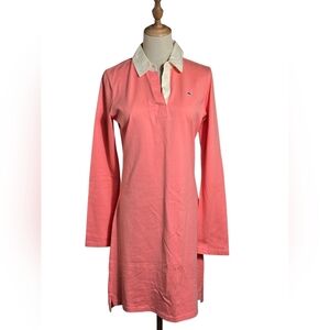 Vineyard Vines Coral Polo Dress